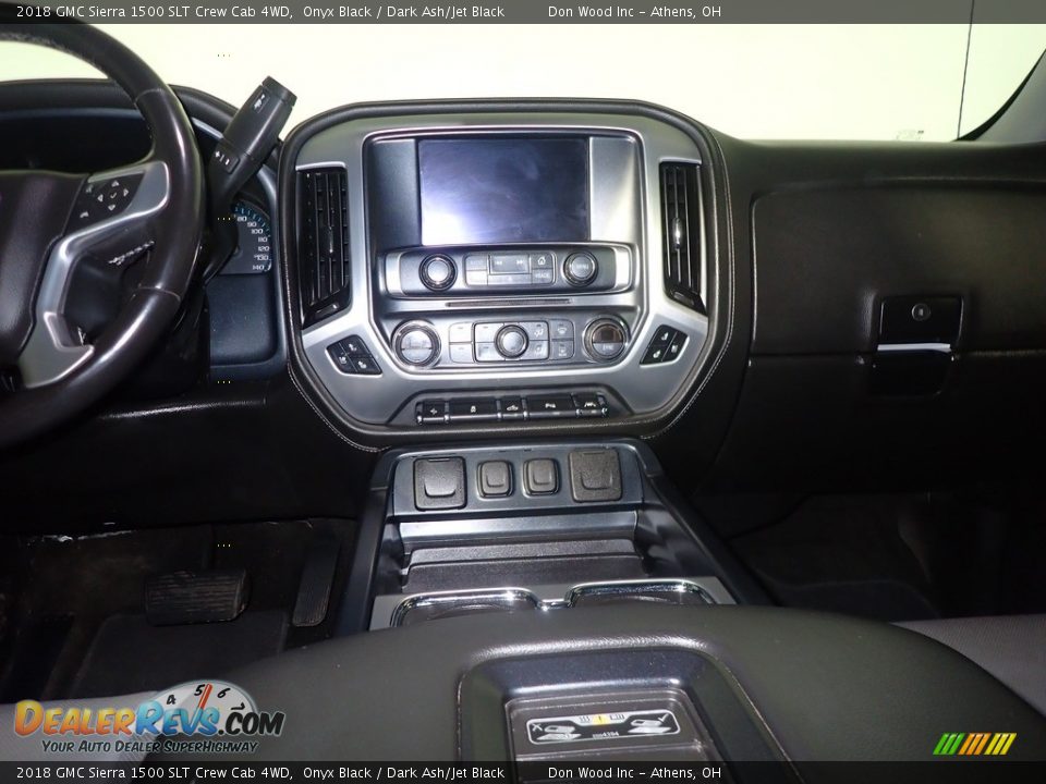 2018 GMC Sierra 1500 SLT Crew Cab 4WD Onyx Black / Dark Ash/Jet Black Photo #27