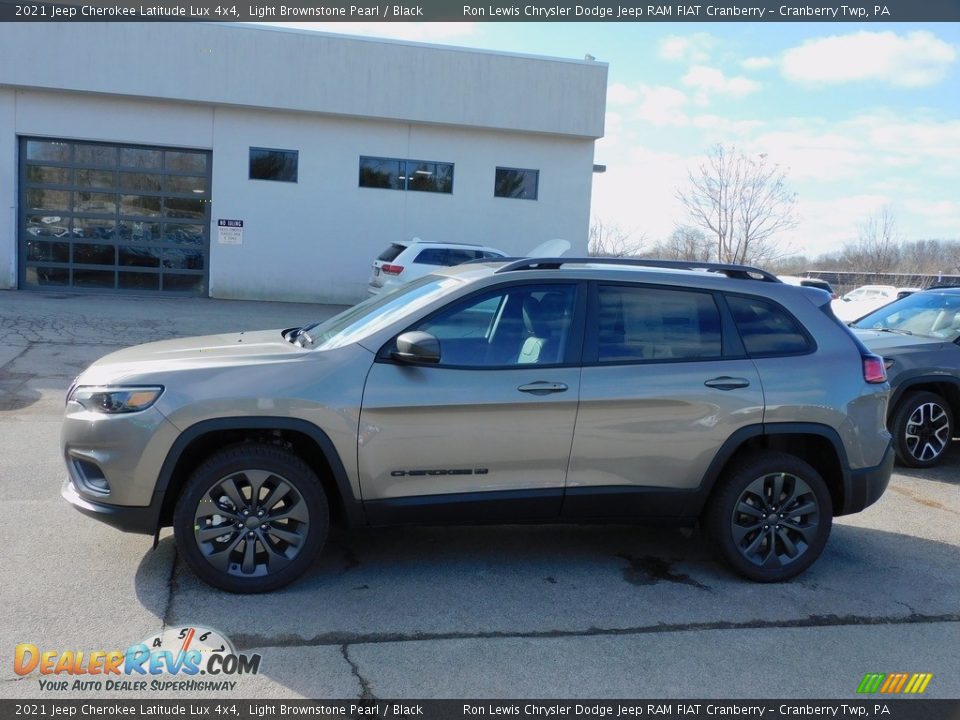 2021 Jeep Cherokee Latitude Lux 4x4 Light Brownstone Pearl / Black Photo #9