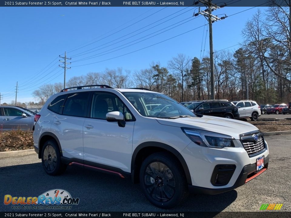 2021 Subaru Forester 2.5i Sport Crystal White Pearl / Black Photo #1