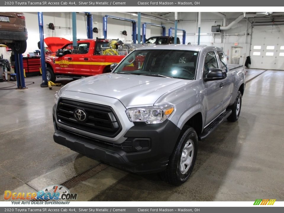 2020 Toyota Tacoma SR Access Cab 4x4 Silver Sky Metallic / Cement Photo #1