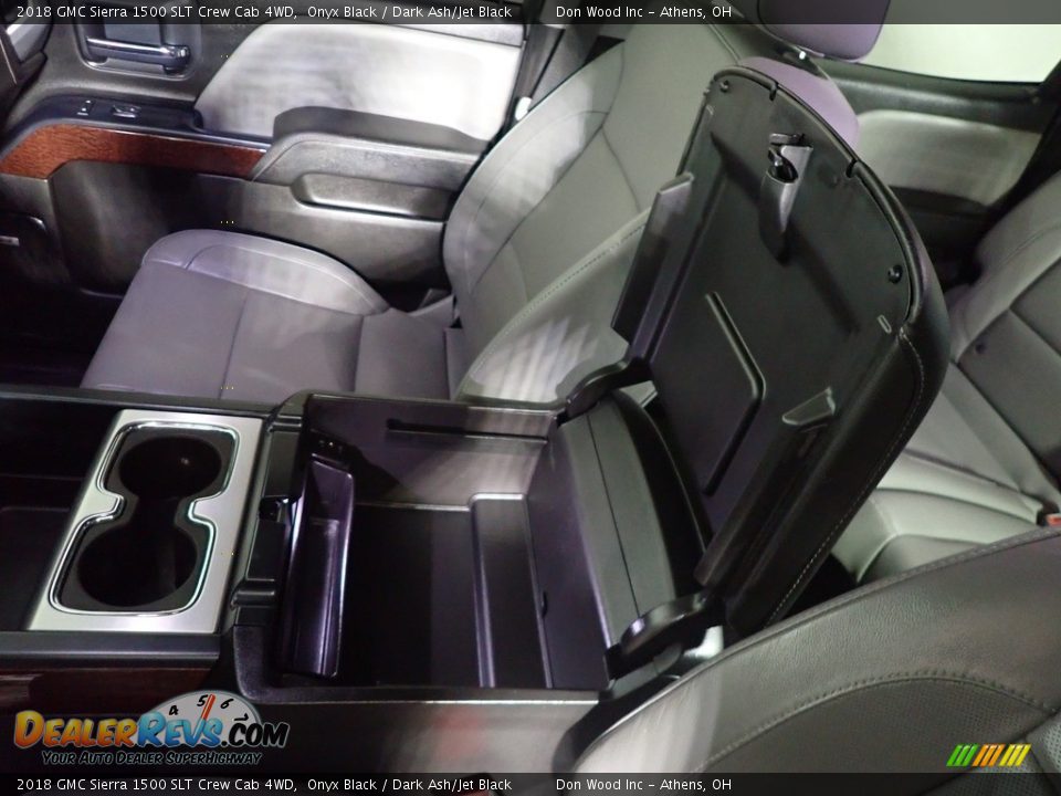 2018 GMC Sierra 1500 SLT Crew Cab 4WD Onyx Black / Dark Ash/Jet Black Photo #34