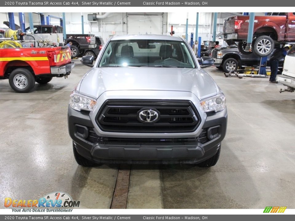 2020 Toyota Tacoma SR Access Cab 4x4 Silver Sky Metallic / Cement Photo #2