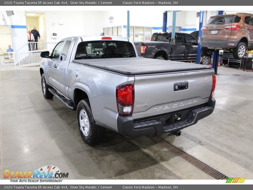 2020 Toyota Tacoma SR Access Cab 4x4 Silver Sky Metallic / Cement Photo #4