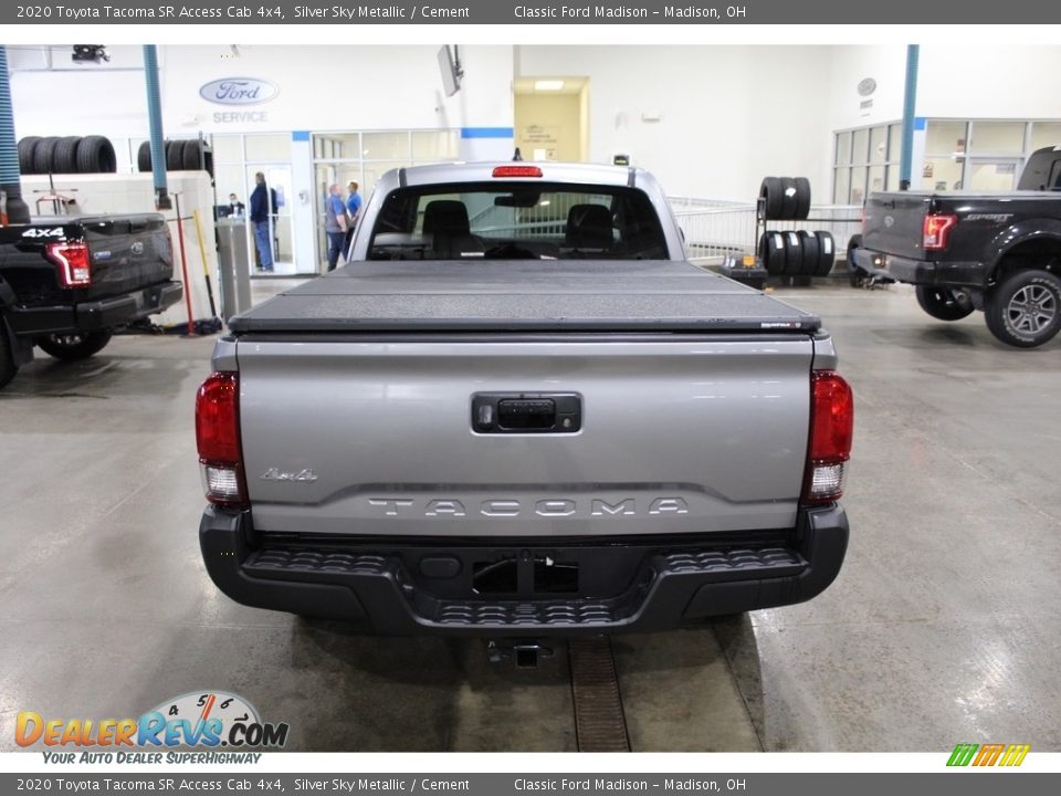 2020 Toyota Tacoma SR Access Cab 4x4 Silver Sky Metallic / Cement Photo #5