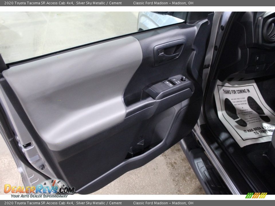 2020 Toyota Tacoma SR Access Cab 4x4 Silver Sky Metallic / Cement Photo #6