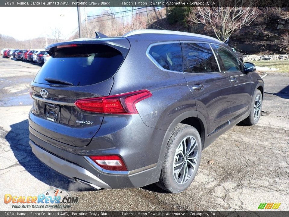 2020 Hyundai Santa Fe Limited AWD Portofino Gray / Black Photo #2