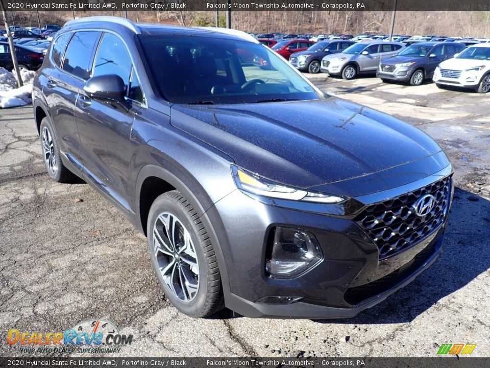 2020 Hyundai Santa Fe Limited AWD Portofino Gray / Black Photo #3