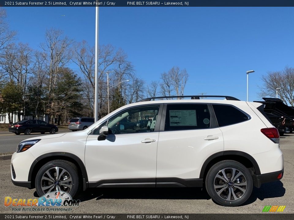 2021 Subaru Forester 2.5i Limited Crystal White Pearl / Gray Photo #4