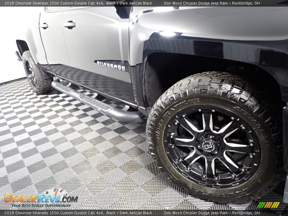 Custom Wheels of 2018 Chevrolet Silverado 1500 Custom Double Cab 4x4 Photo #4