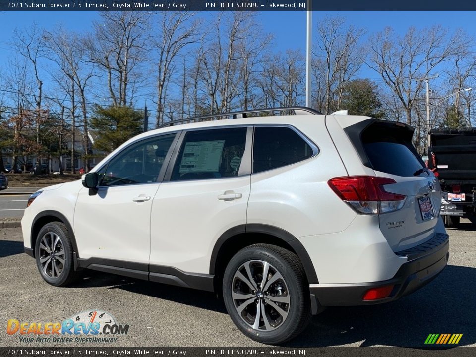 2021 Subaru Forester 2.5i Limited Crystal White Pearl / Gray Photo #6