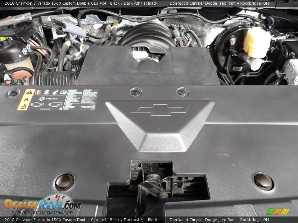 2018 Chevrolet Silverado 1500 Custom Double Cab 4x4 4.3 Liter DI OHV 12-Valve VVT EcoTech3 V6 Engine Photo #7