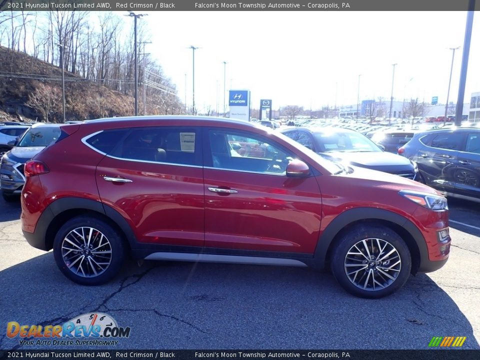 2021 Hyundai Tucson Limited AWD Red Crimson / Black Photo #1