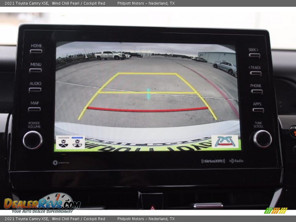 2021 Toyota Camry XSE Wind Chill Pearl / Cockpit Red Photo #18