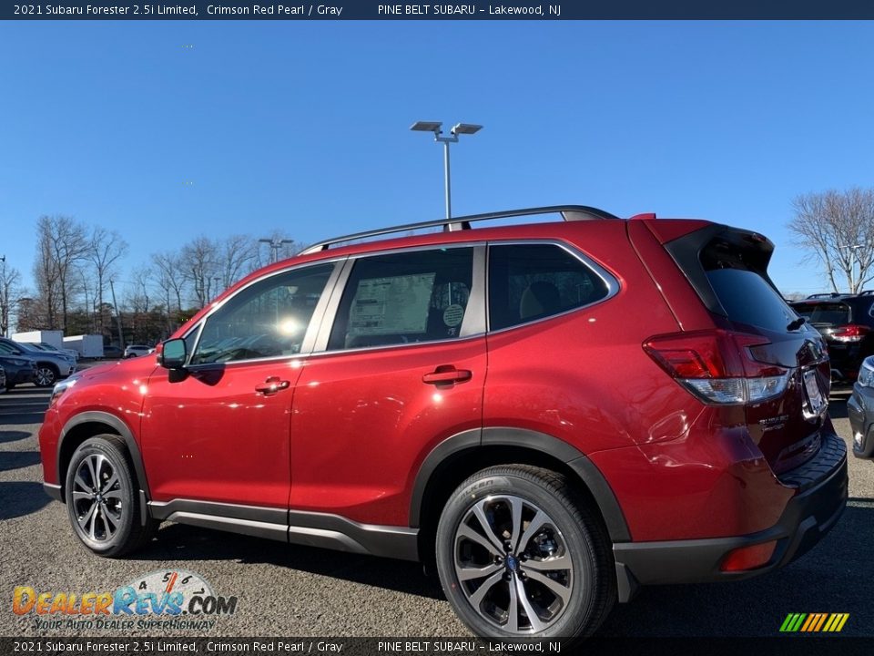 2021 Subaru Forester 2.5i Limited Crimson Red Pearl / Gray Photo #6