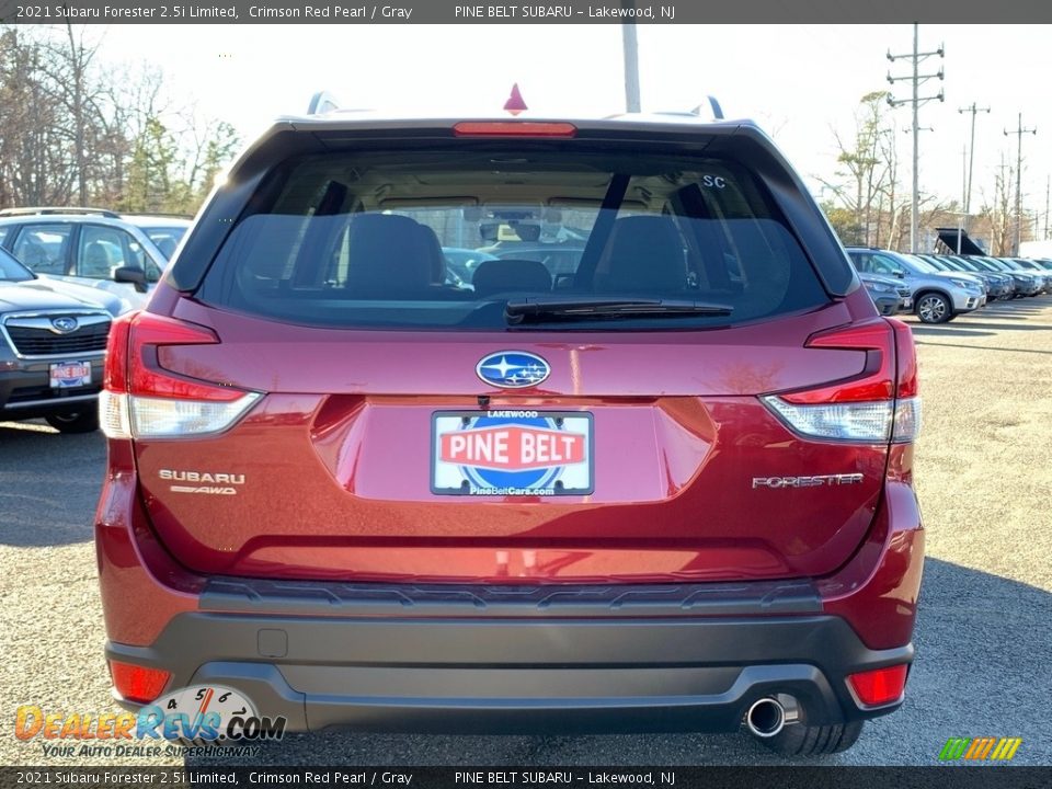 2021 Subaru Forester 2.5i Limited Crimson Red Pearl / Gray Photo #7