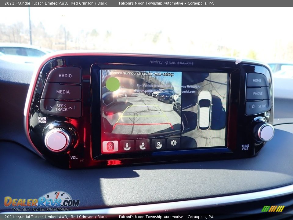 2021 Hyundai Tucson Limited AWD Red Crimson / Black Photo #14