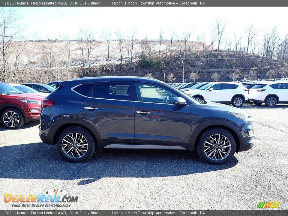 2021 Hyundai Tucson Limited AWD Dusk Blue / Black Photo #1