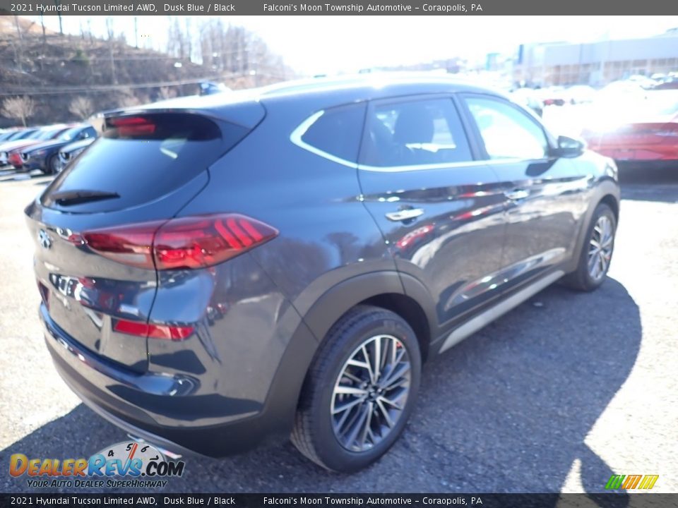2021 Hyundai Tucson Limited AWD Dusk Blue / Black Photo #2
