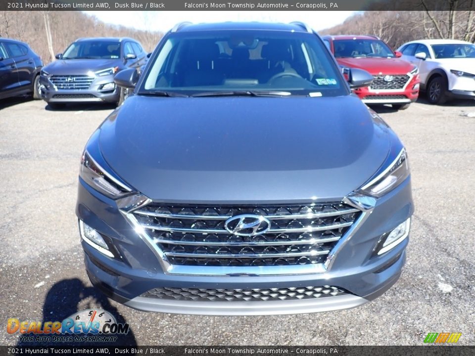 2021 Hyundai Tucson Limited AWD Dusk Blue / Black Photo #4