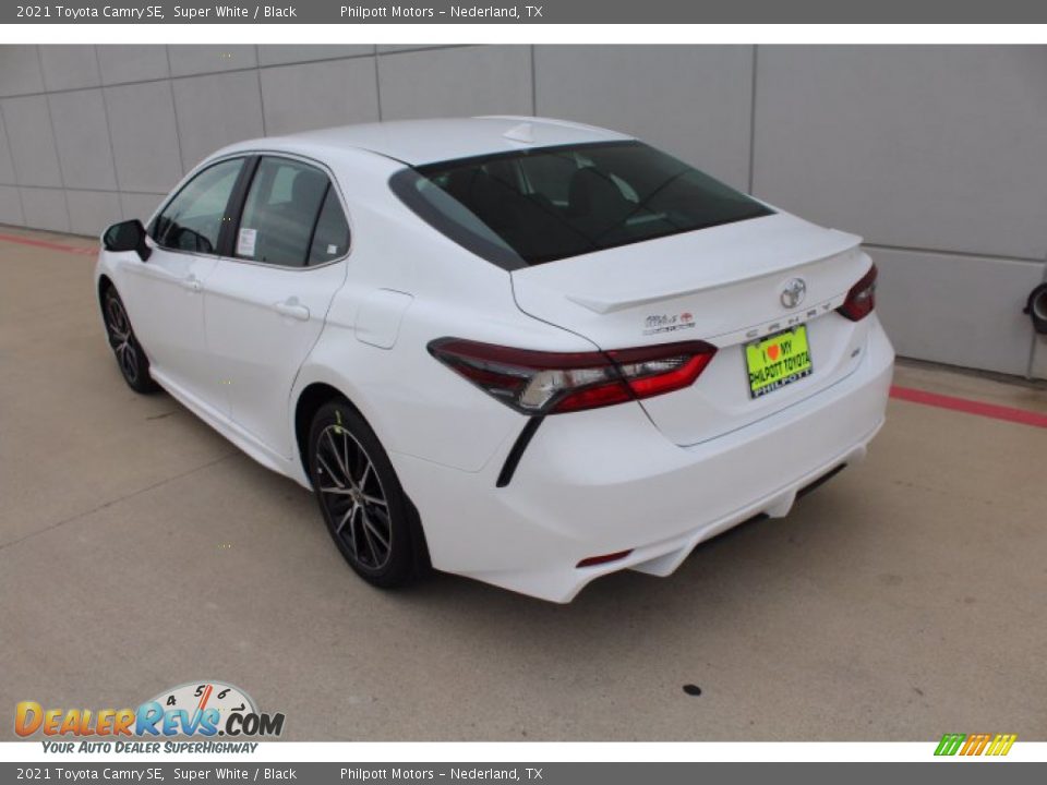 2021 Toyota Camry SE Super White / Black Photo #6