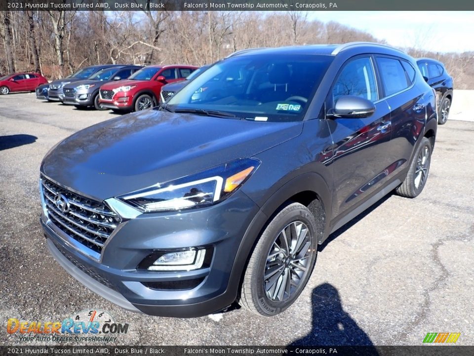 2021 Hyundai Tucson Limited AWD Dusk Blue / Black Photo #5