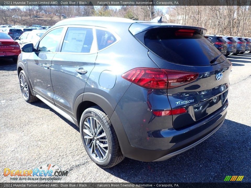 2021 Hyundai Tucson Limited AWD Dusk Blue / Black Photo #6