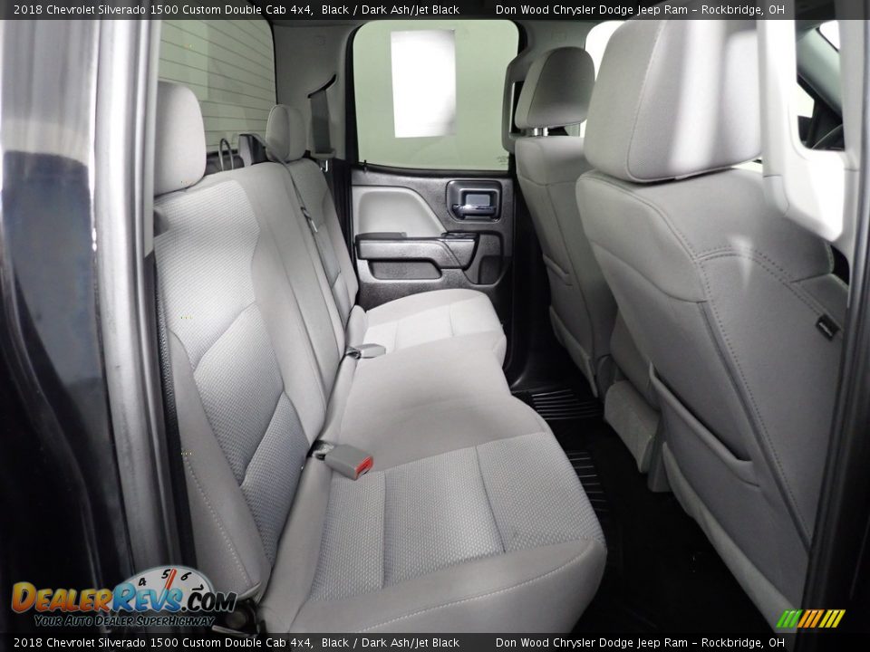 Rear Seat of 2018 Chevrolet Silverado 1500 Custom Double Cab 4x4 Photo #30