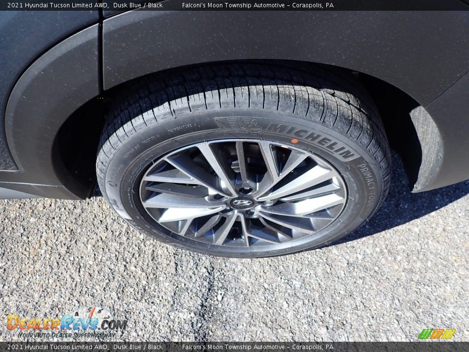 2021 Hyundai Tucson Limited AWD Dusk Blue / Black Photo #7