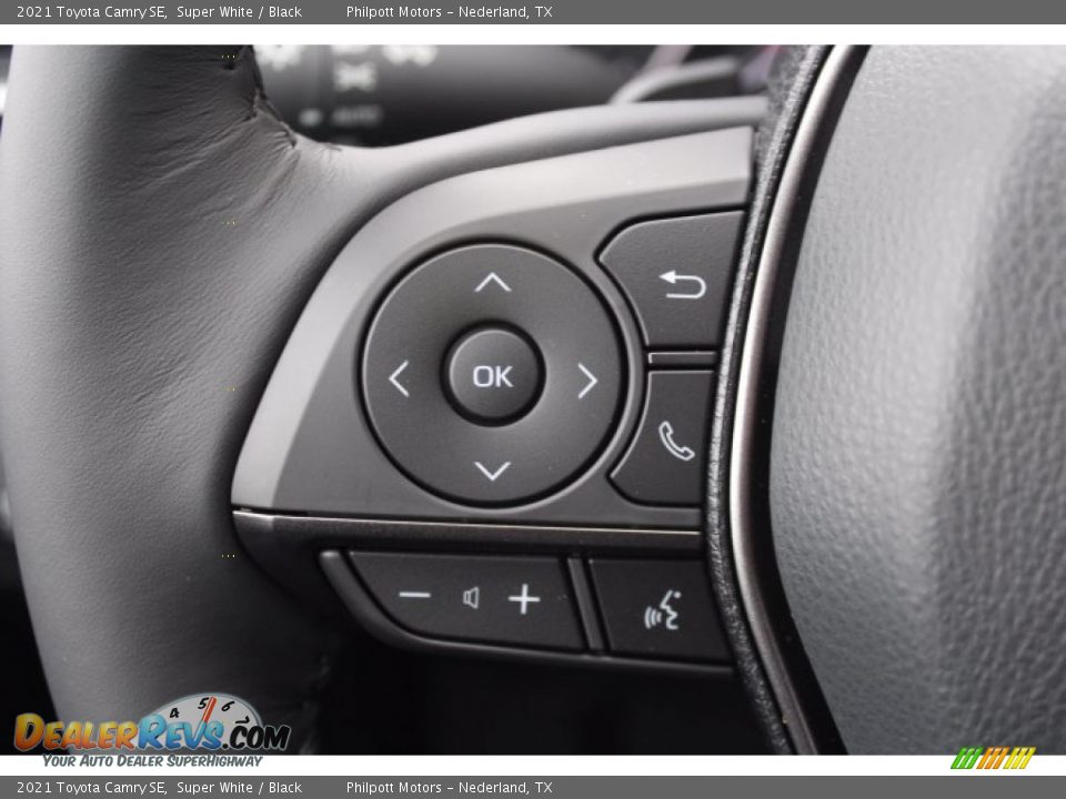 2021 Toyota Camry SE Super White / Black Photo #11