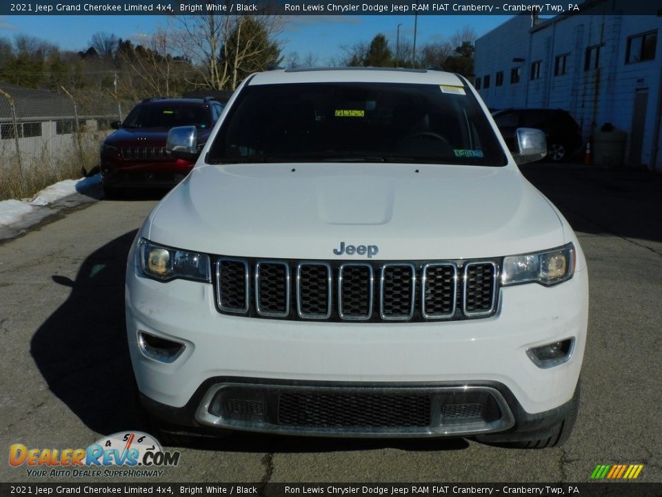 2021 Jeep Grand Cherokee Limited 4x4 Bright White / Black Photo #2
