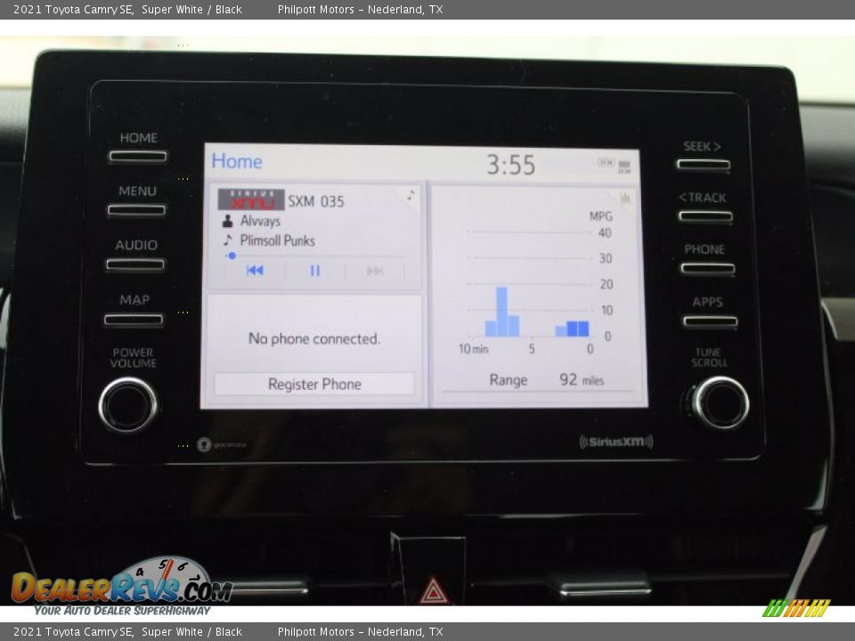 2021 Toyota Camry SE Super White / Black Photo #15