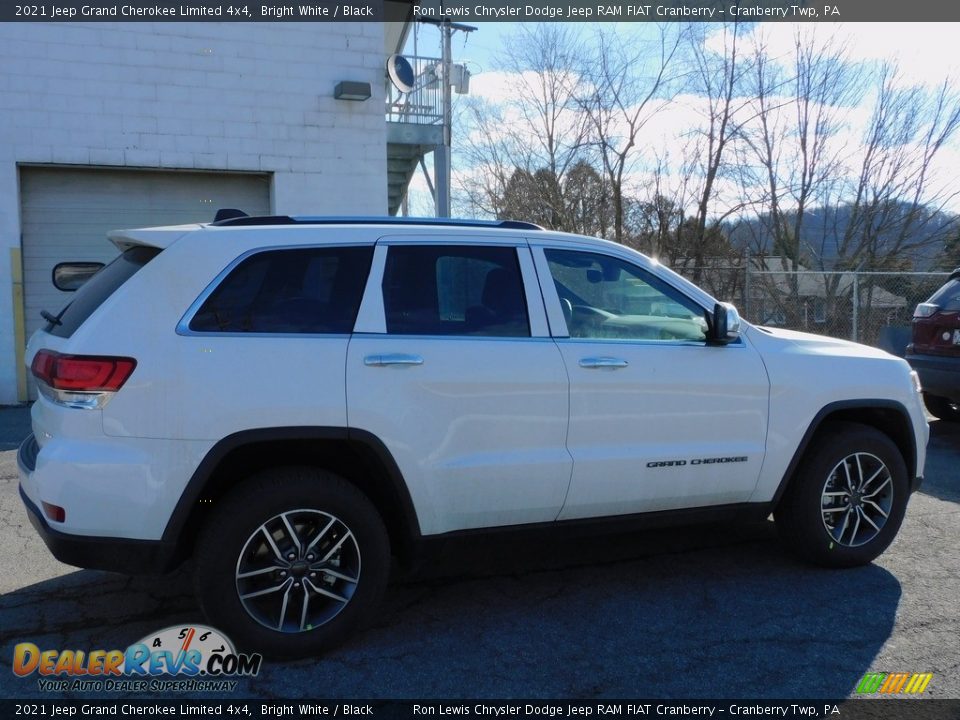 2021 Jeep Grand Cherokee Limited 4x4 Bright White / Black Photo #4
