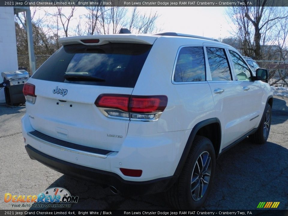 2021 Jeep Grand Cherokee Limited 4x4 Bright White / Black Photo #5