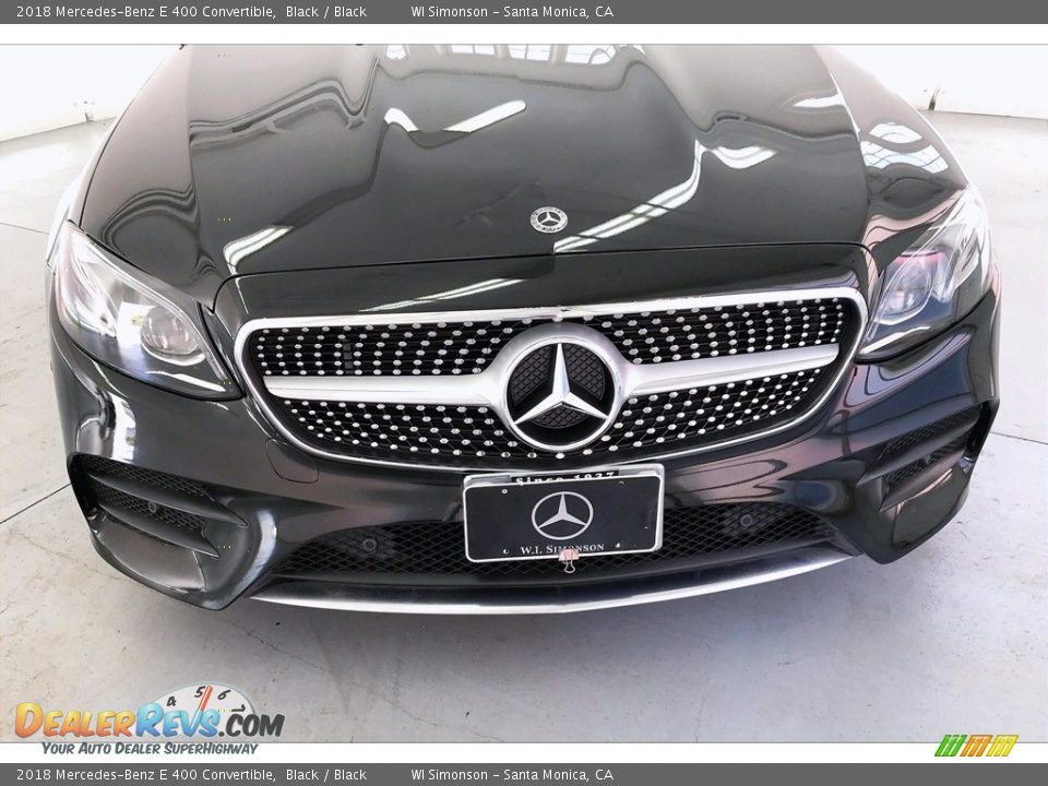 2018 Mercedes-Benz E 400 Convertible Black / Black Photo #30