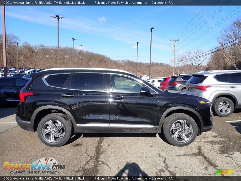 2021 Hyundai Santa Fe SEL AWD Twilight Black / Black Photo #1