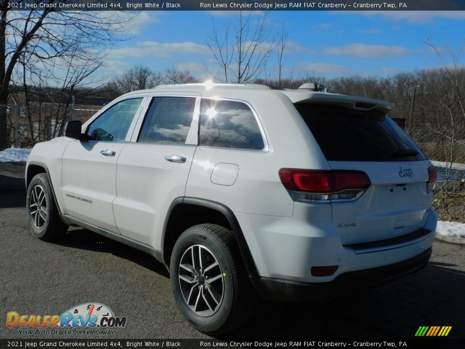 2021 Jeep Grand Cherokee Limited 4x4 Bright White / Black Photo #8
