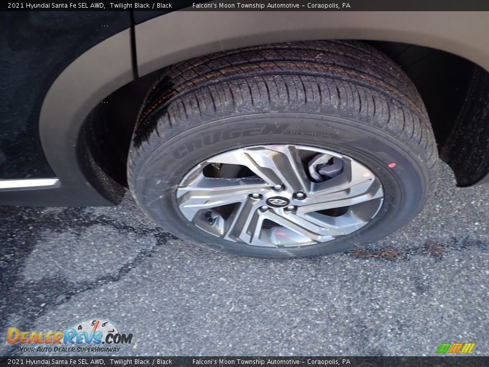 2021 Hyundai Santa Fe SEL AWD Twilight Black / Black Photo #7