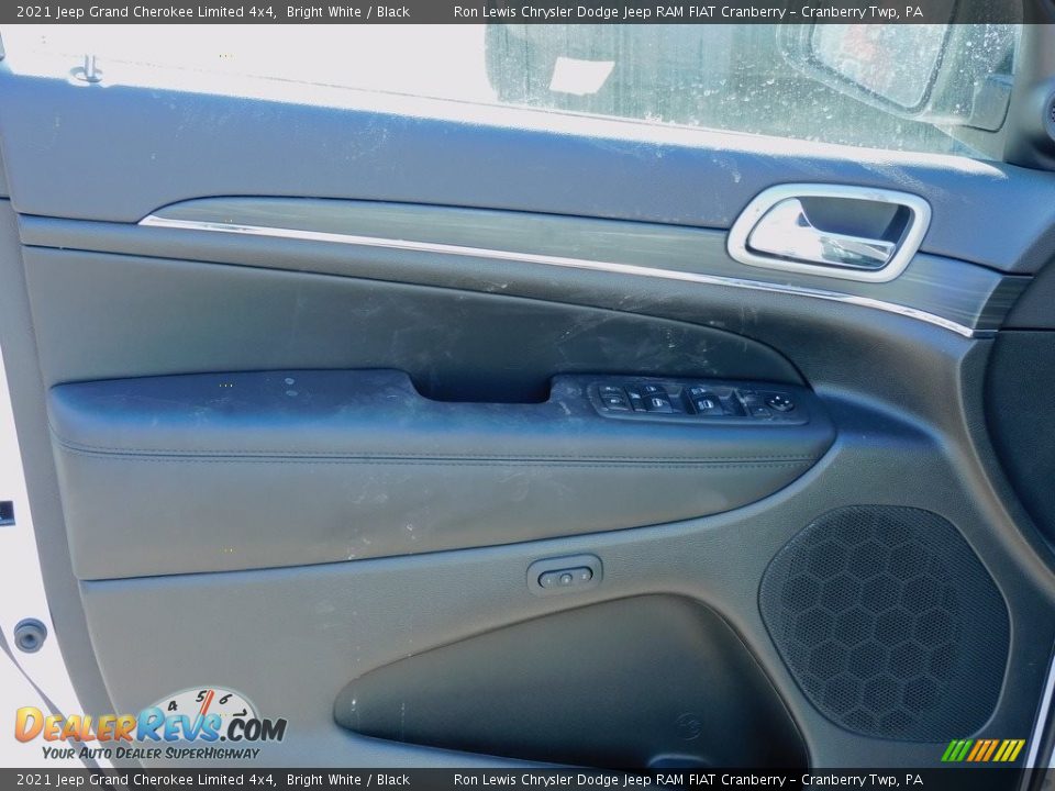 2021 Jeep Grand Cherokee Limited 4x4 Bright White / Black Photo #14