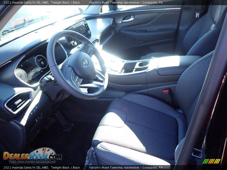 2021 Hyundai Santa Fe SEL AWD Twilight Black / Black Photo #10