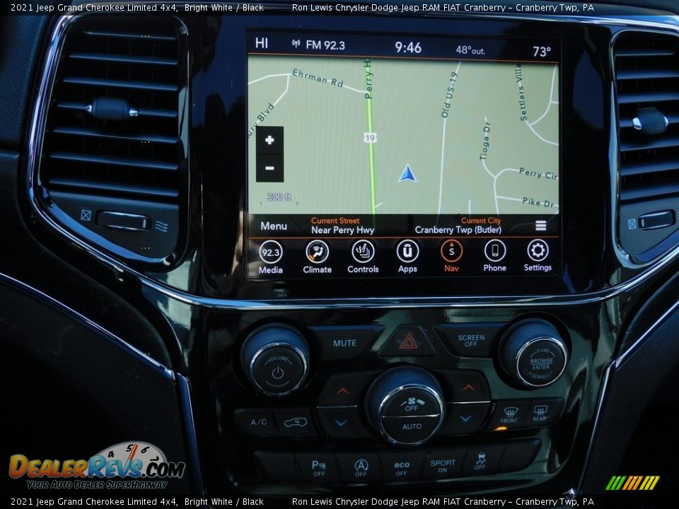 2021 Jeep Grand Cherokee Limited 4x4 Bright White / Black Photo #16