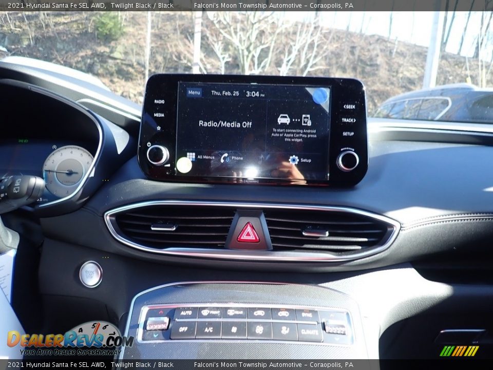 2021 Hyundai Santa Fe SEL AWD Twilight Black / Black Photo #13