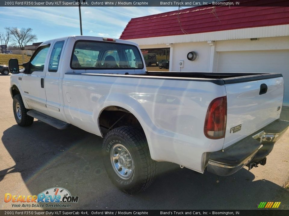 Oxford White 2001 Ford F350 Super Duty XLT SuperCab 4x4 Photo #6