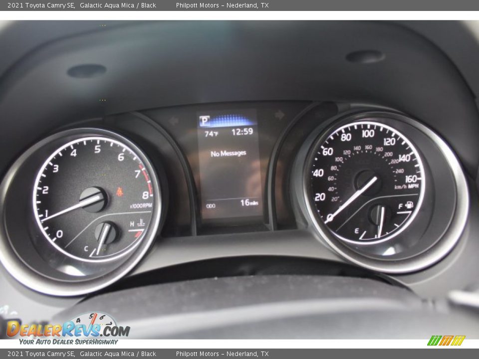 2021 Toyota Camry SE Galactic Aqua Mica / Black Photo #13