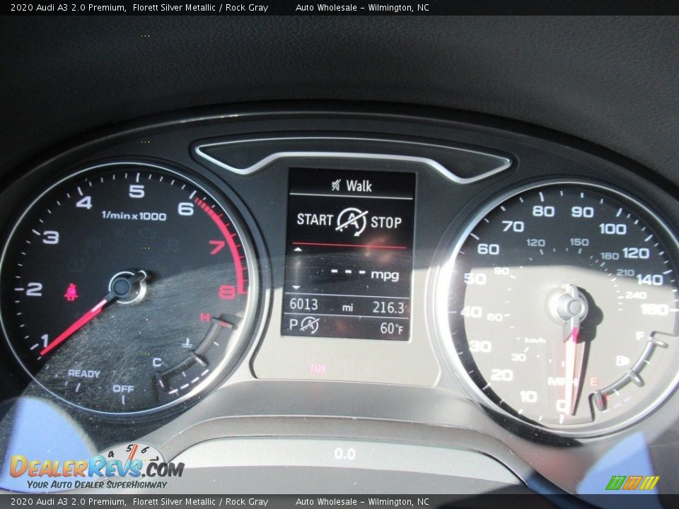 2020 Audi A3 2.0 Premium Gauges Photo #16