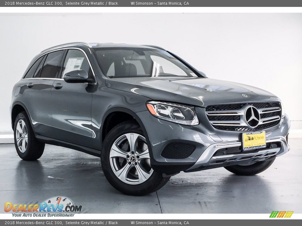 2018 Mercedes-Benz GLC 300 Selenite Grey Metallic / Black Photo #12