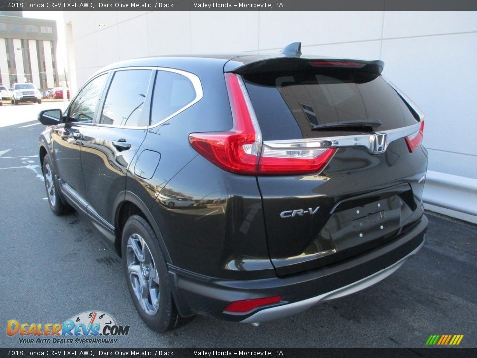 2018 Honda CR-V EX-L AWD Dark Olive Metallic / Black Photo #3