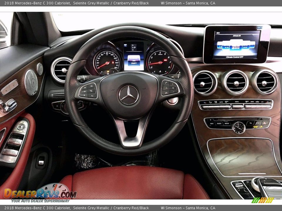 Dashboard of 2018 Mercedes-Benz C 300 Cabriolet Photo #4