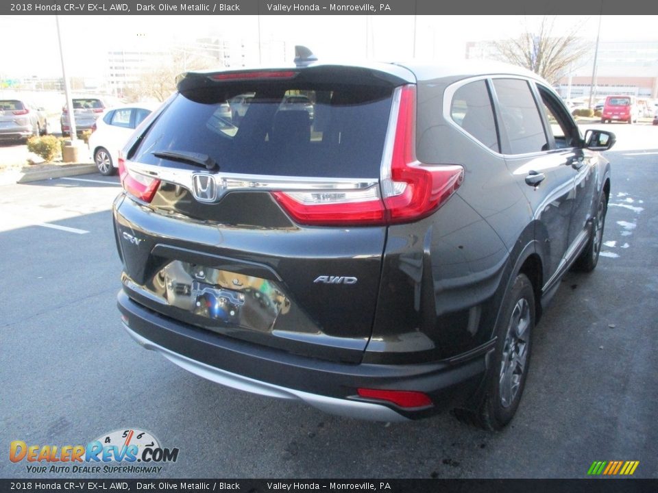 2018 Honda CR-V EX-L AWD Dark Olive Metallic / Black Photo #5