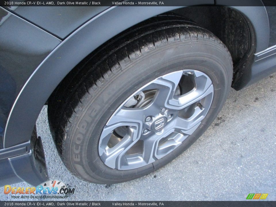 2018 Honda CR-V EX-L AWD Dark Olive Metallic / Black Photo #6
