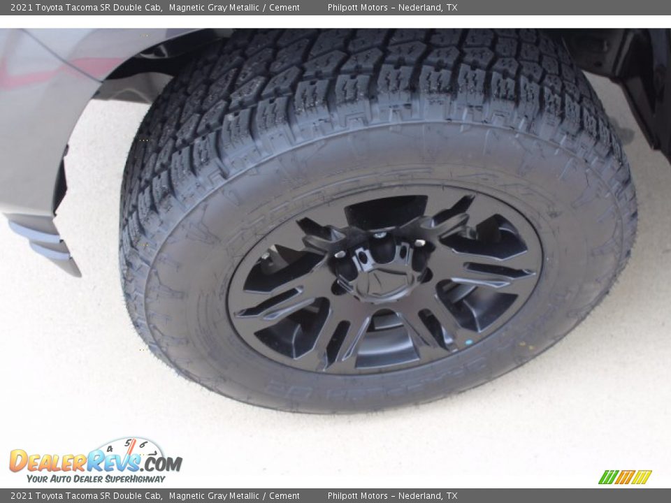 2021 Toyota Tacoma SR Double Cab Magnetic Gray Metallic / Cement Photo #5